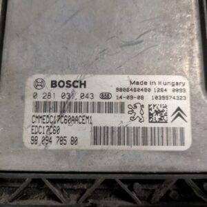 Citroen C4 Cactus 2014 1.6 HDU ECU mot. računalnik edc17c60 9809478580